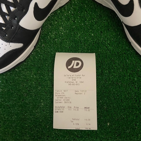 Nike Dunk High "Panda" Size 8.5W/7M - Picture 3 of 4